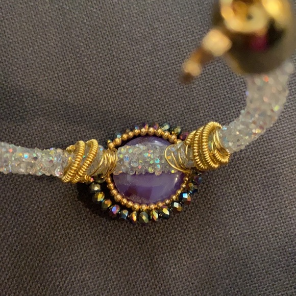 Handmade purple bracelet - Picture 8 of 8